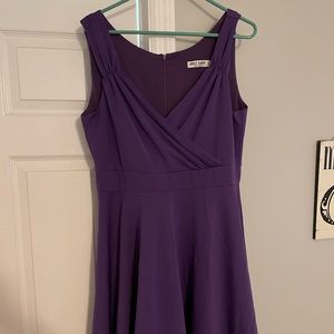 Purple dress